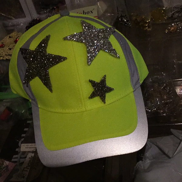 NEON EMBELLISHED STAR CAP